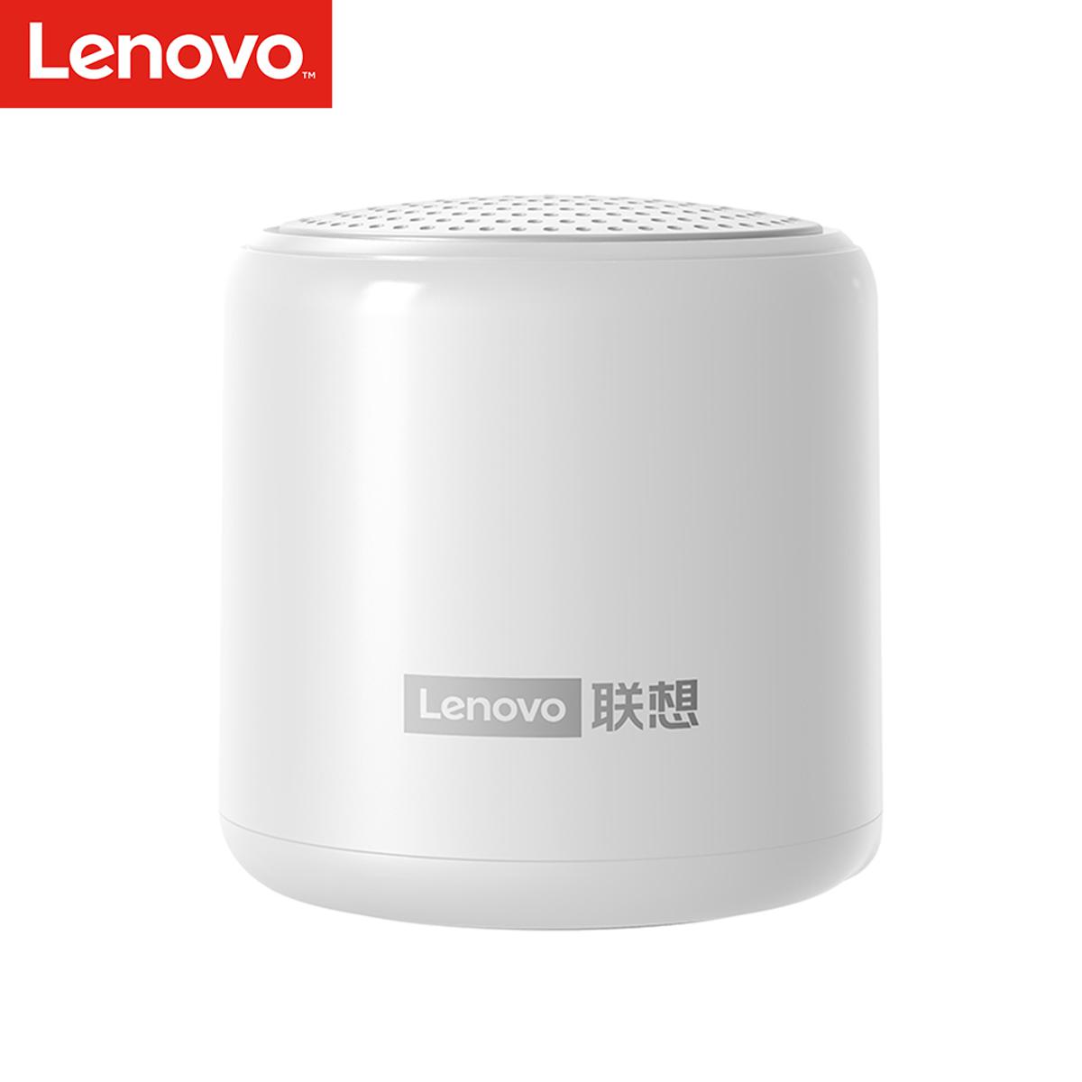 Lenovo L01 Mini Wireless Bluetooth 5.0 Speaker TWS Connection Outdoor Speaker with Lanyard Portable Sound Box Hands-free with Microphone USB Rechargeable