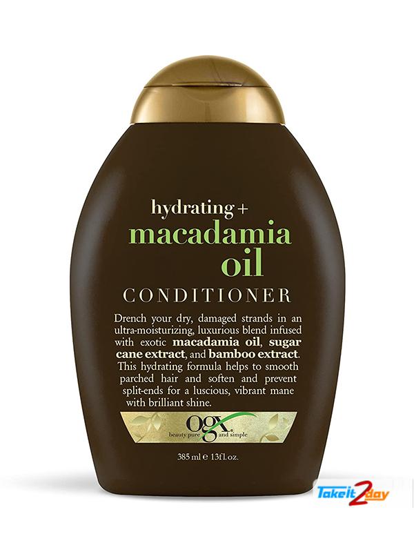 Ogx Macadamia Oil Conditioner For Men And Women 385 ML
