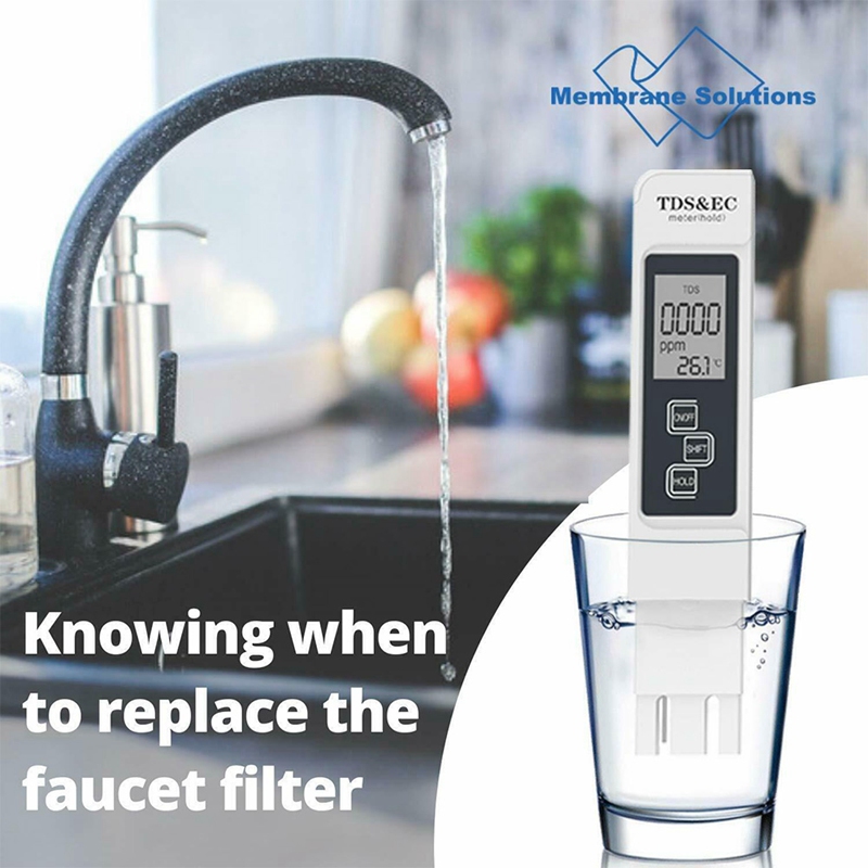 TDS EC Meter Digital Water Quality Tester 0-9999 PPM Measurement. 