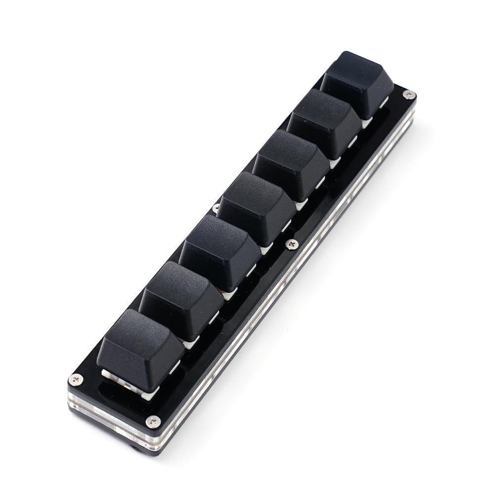 7 Keys Black Custom Mini Keypad Numpad Mechanical Keyboard OSU Programming Macro Keyboard For Photoshop Gaming. 