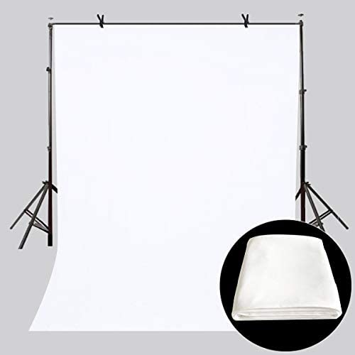 White Screen 5x7 feet Backdrop Background For Photography without stand. 