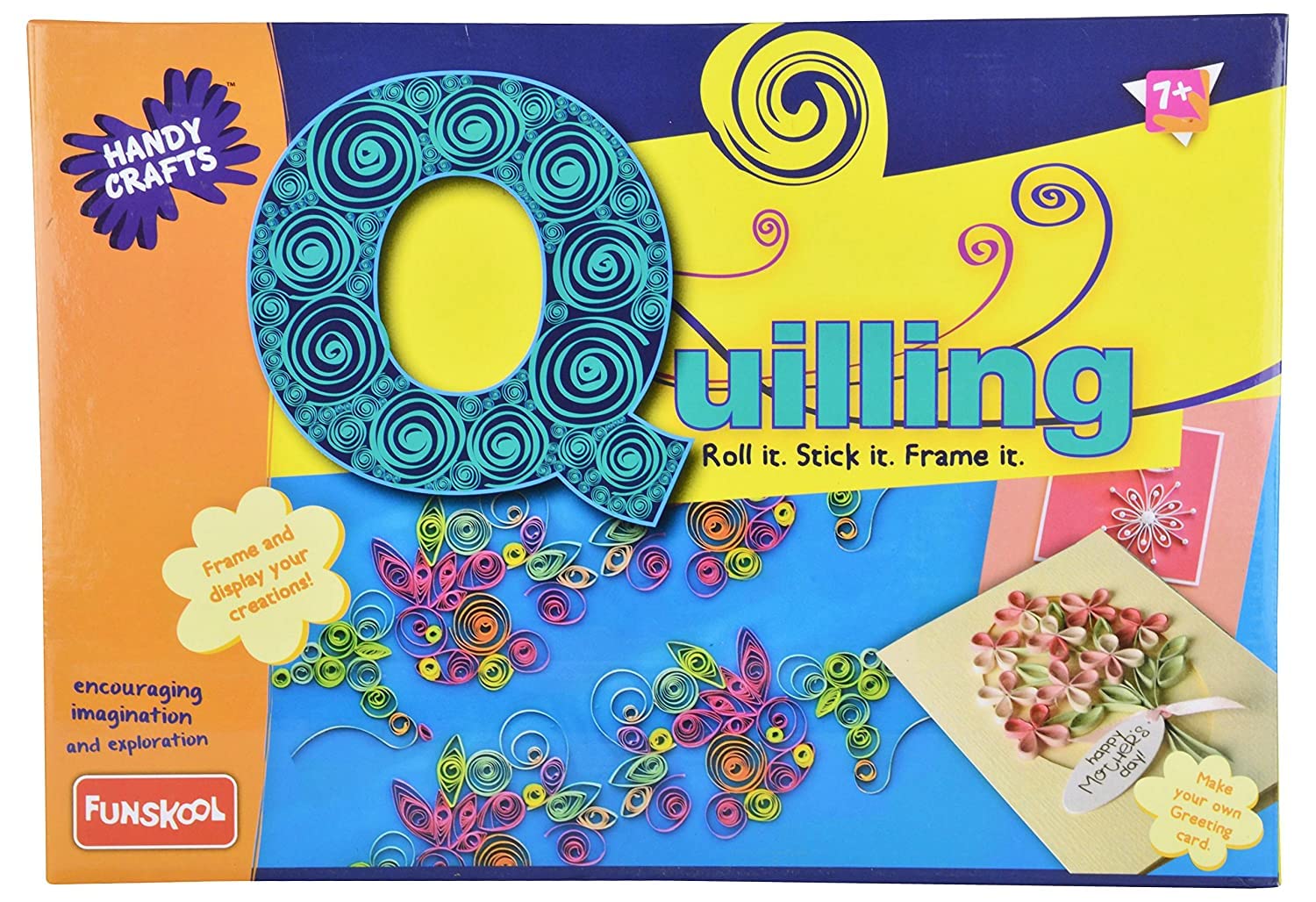 Funskool Quilling Art and Craft Kit Handycrafts Make Your own Quilling Artwork. 