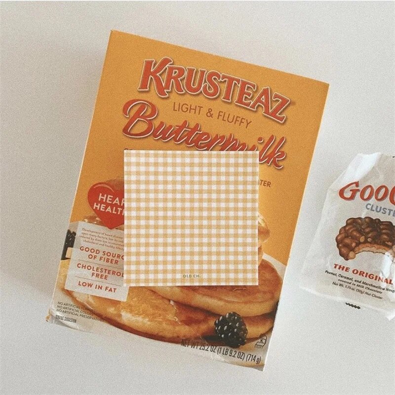 50 Sheets Candy Color Grid Note Paper Korean Memo Pad Creative Message Planner Sticker School Office Stationery Supply. 