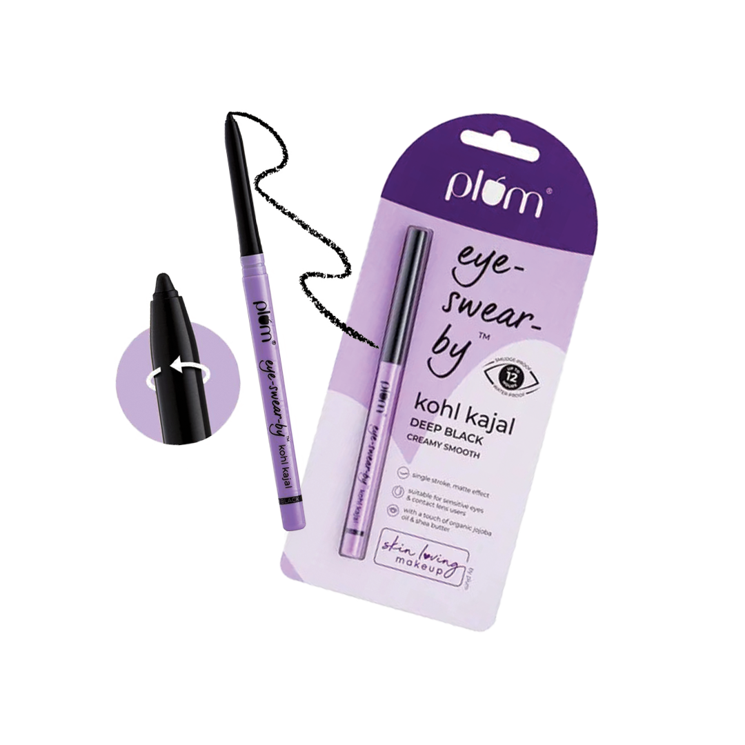 Plum Eye-Swear -By Kohl Kajal Deep-Black  0.35gm