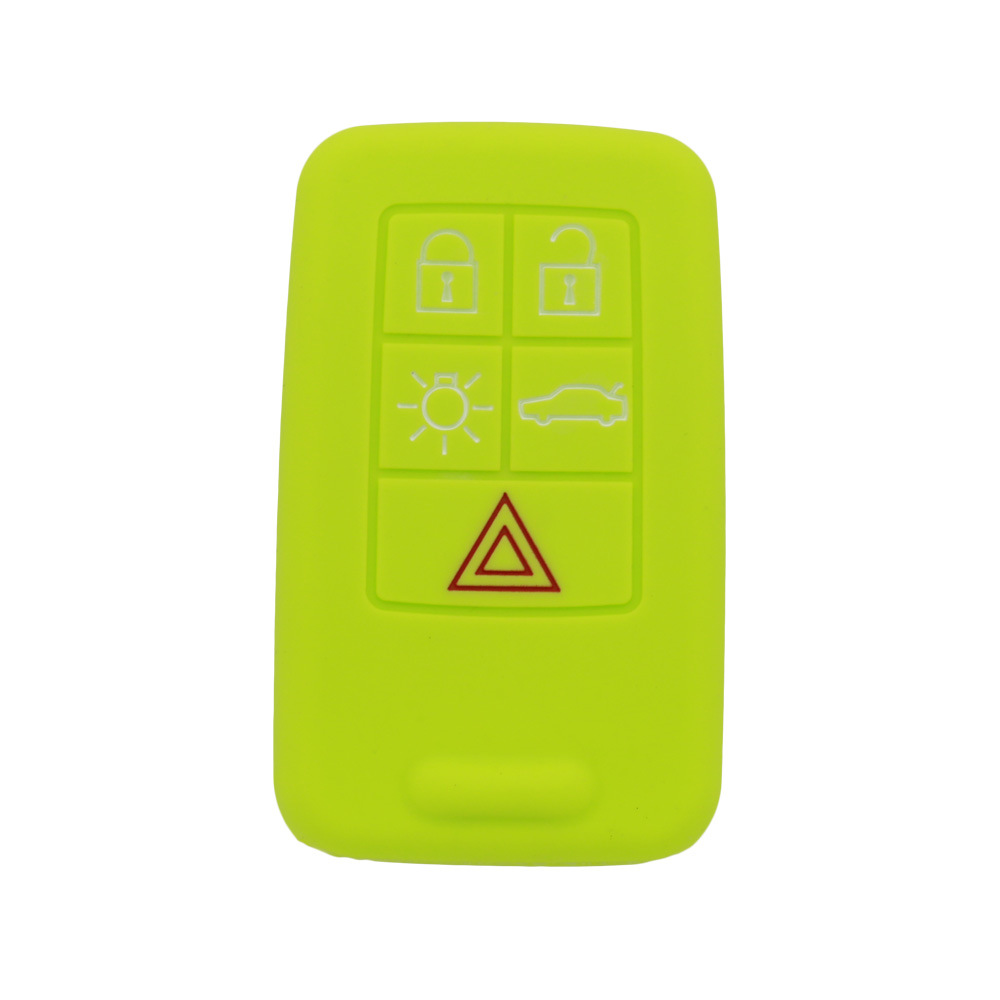 Amazon for Volvo S60L Straight Board 5 Keys Car Silicone Key Case Car Immobilizer Soft Lock Key Case. 