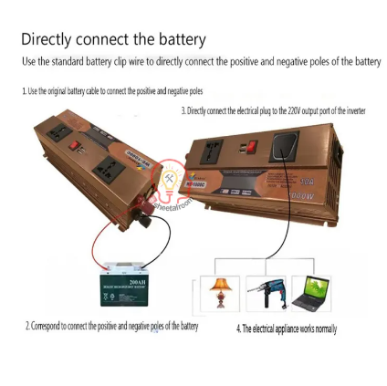 2000 watt multi-function smart ips ups 2000w 12v to 220v inverter with battery charger (ips real output 1100w) - generator