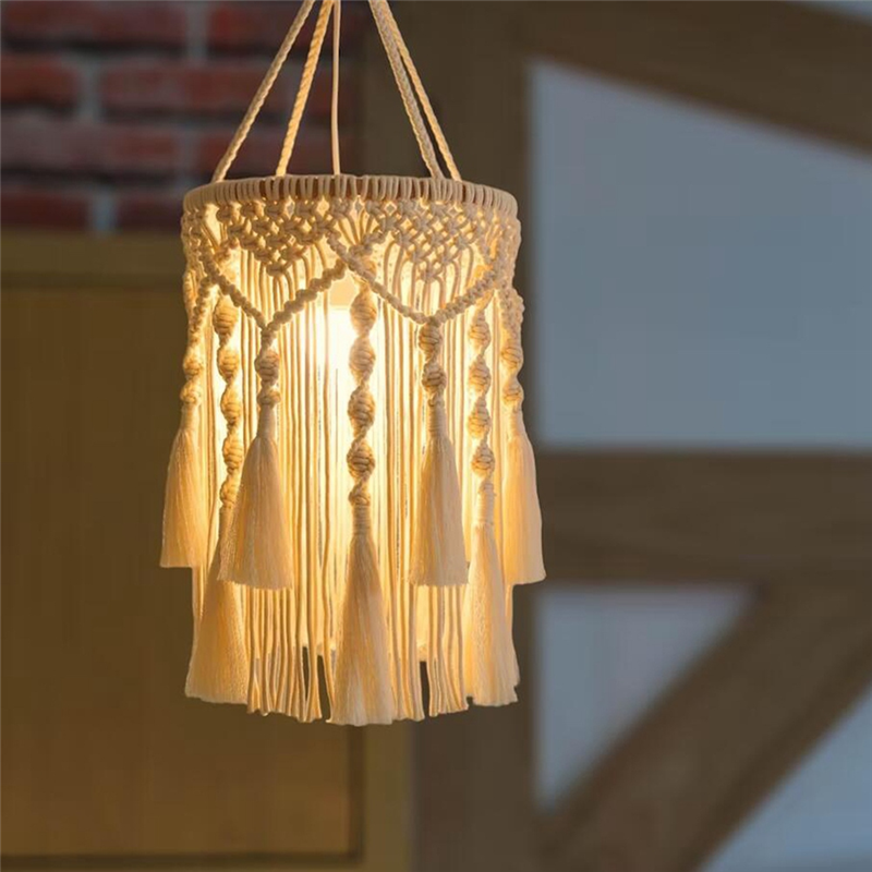 Boho Lamp Shade Boho Hanging Lamp Shade Plug in Pendant Light Bohemian Hanging Lights. 