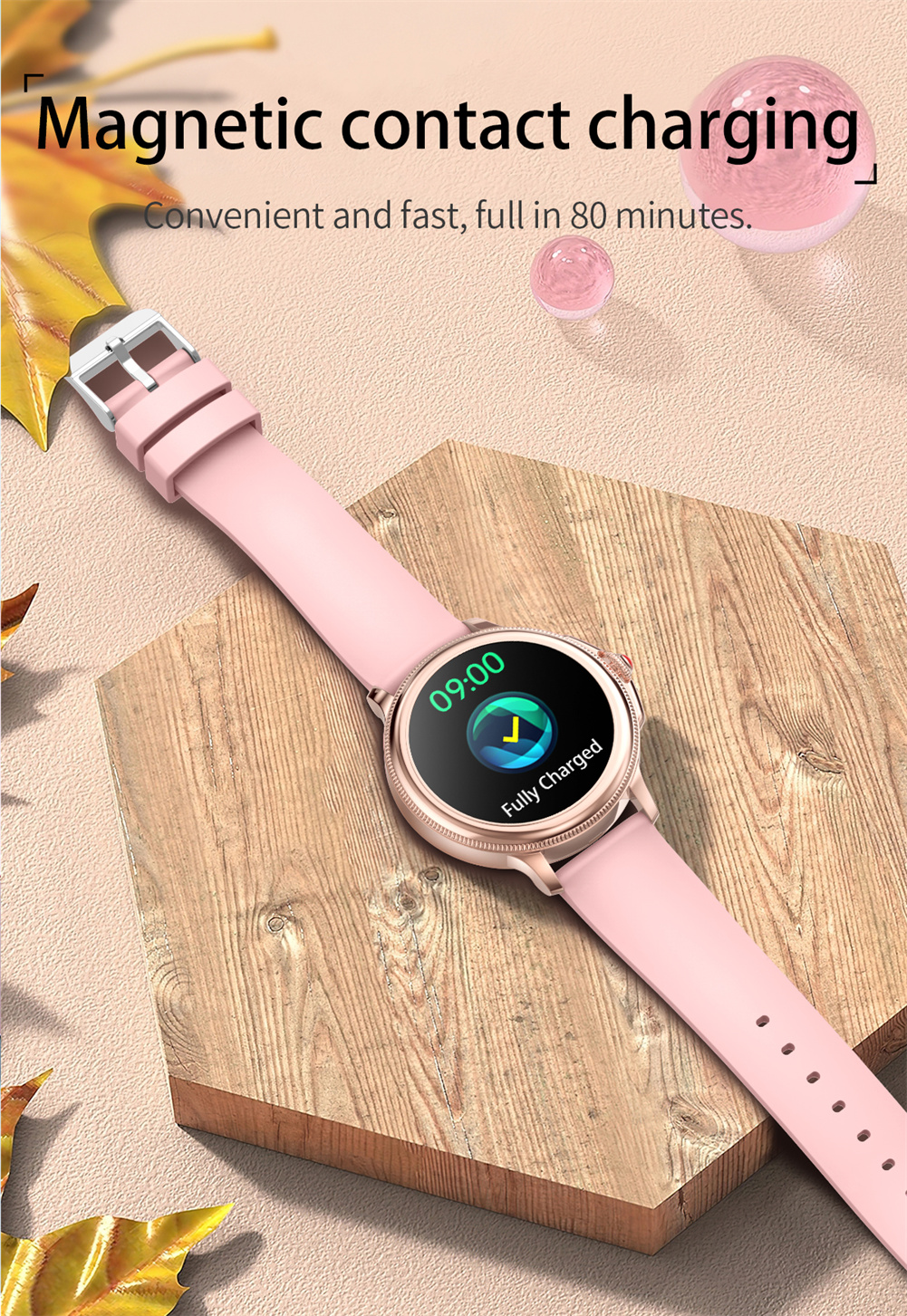CF96 Smart Watch For Women Bluetooth-compatible Call Waterproof 1.2" Full Touch Screen 100+ Sport Mode Smartwatch Compatible For Android IOS. 