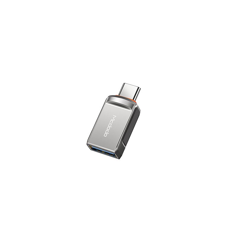 MCDODO USB-A 3.0 to Type-C Fast Transmission OTG Adapter for ,mcbook,i-pad.other Type Divice Dark Grey. 