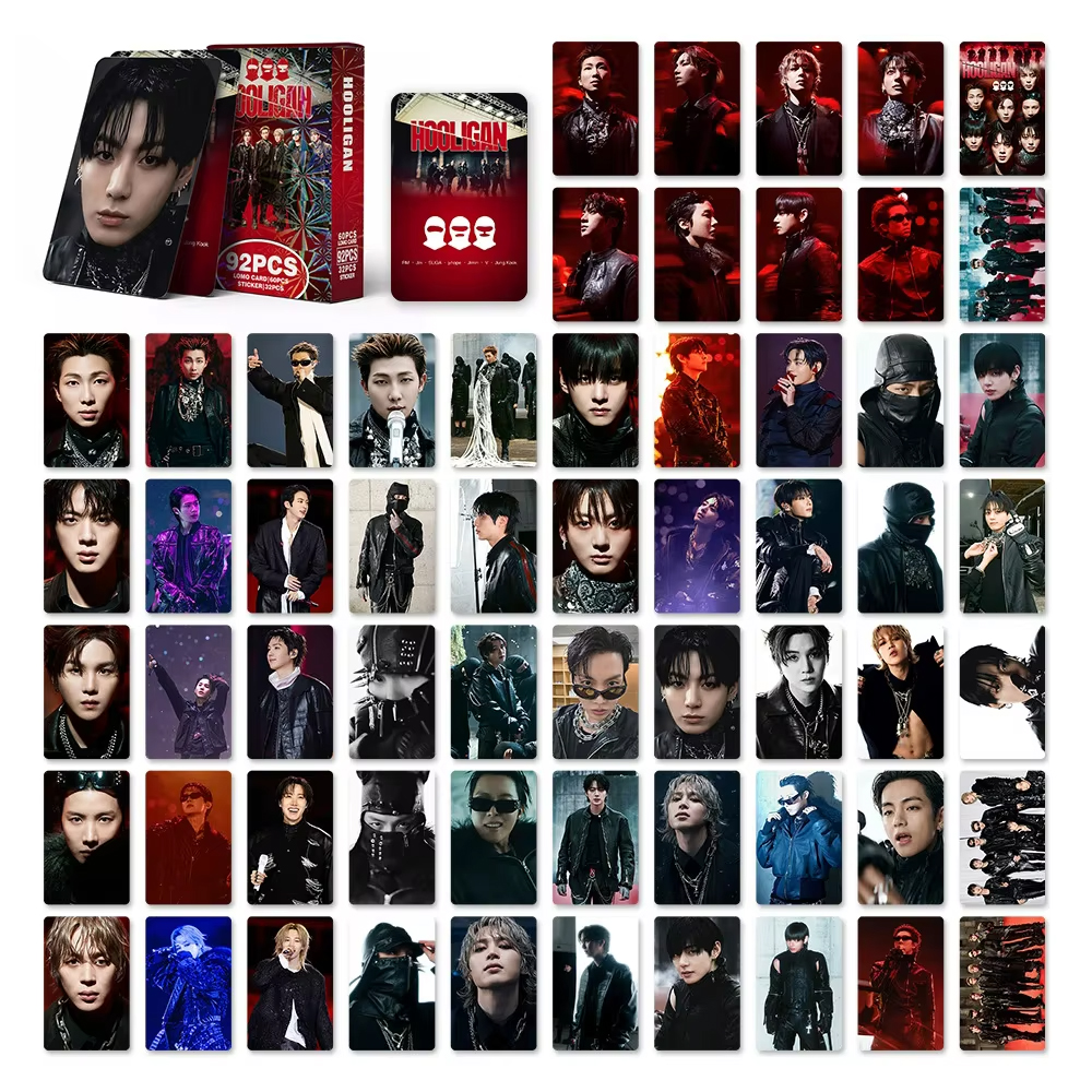 55pcs/box Kpop BTS PERMISSION TO DANCE ON STAGE LIVE JIN JHOPE