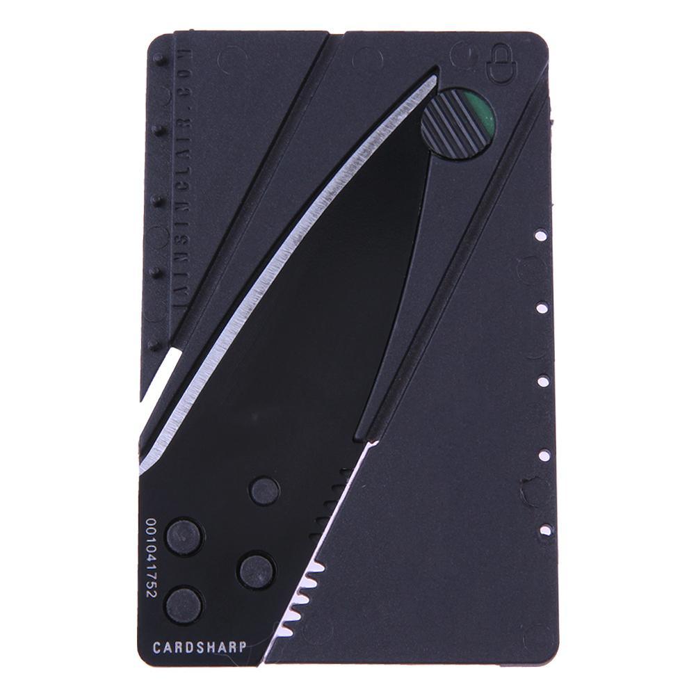 Outdoor Camping Folding Portable Credit Card Thin Cardsharp Pocket