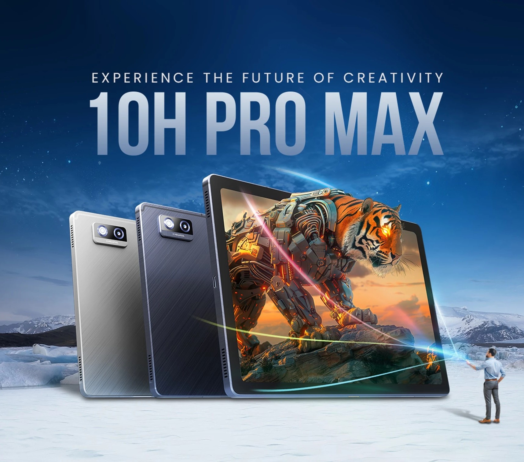 Walton Walpad 10H Pro Max RAM 8GB Storage 128GB 10.36" Display MediaTek Helio G99 with 1*Keyboard, 1*Flip Cover