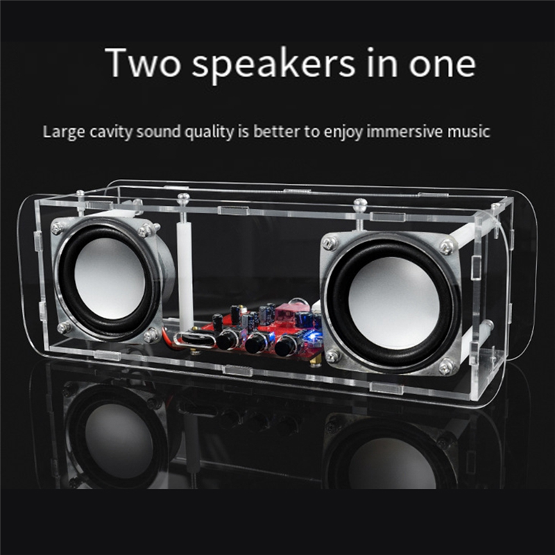 DIY Bluetooth Speaker Kit Electronics DIY Soldering Project Practice Solder Assembly DIY Electronic Kit Component Durable Easy to Use. 