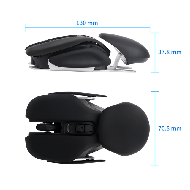 2.4G Wireless Mouse 4 Color USB Ergonomic Mouse Rechargeable Creative Game Mice Red Optical Big Hands Computer Mause For Laptop. 