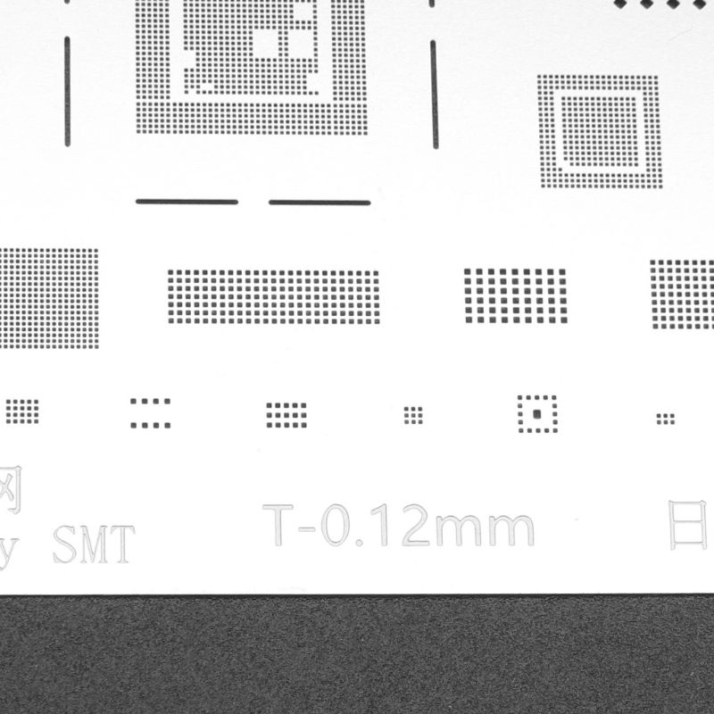 【happy one】2D A11 IC Chip BGA Reballing Stencil Kit Solder Template iPhone 8/8Plus/X Motherboard. 