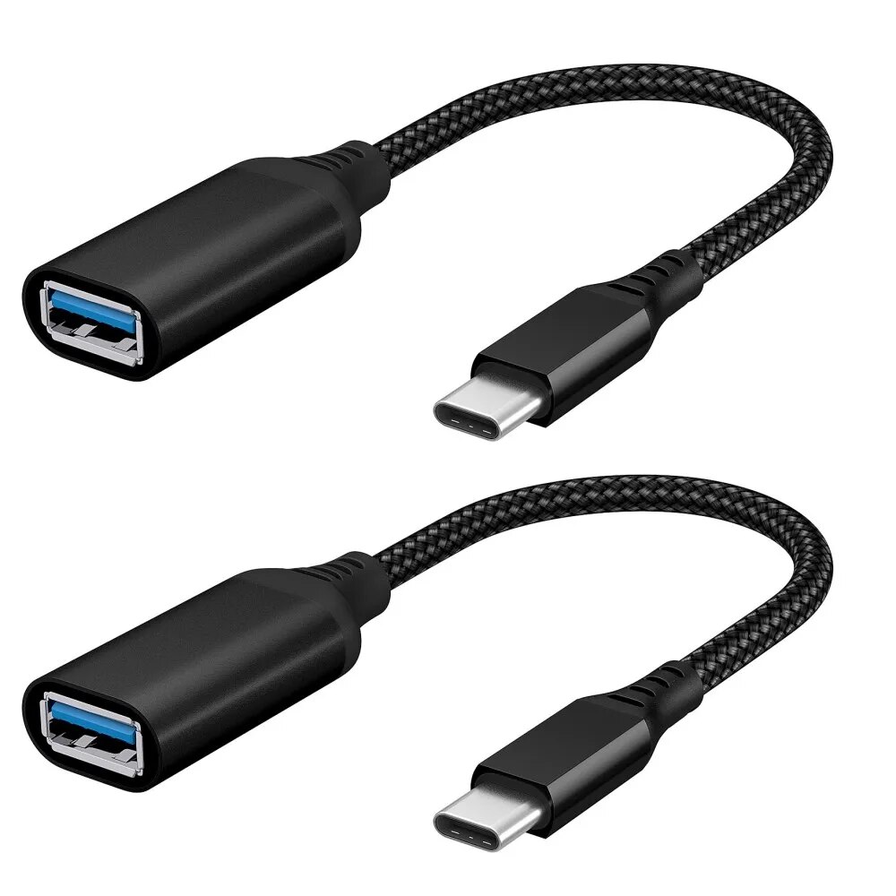 SHIWANA USB A to USBC Data Transfer Connector Type C OTG Cable USB3.0 3.1 Adapter Cable for Phone Laptop Car Extension Converter. 