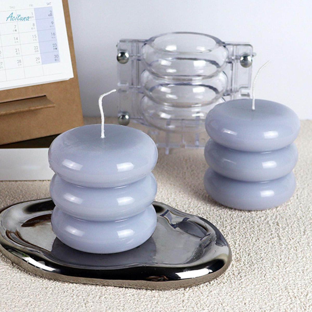 Acrylic Candle Candle Molds Round Towers Shaped Scented Candles Mould