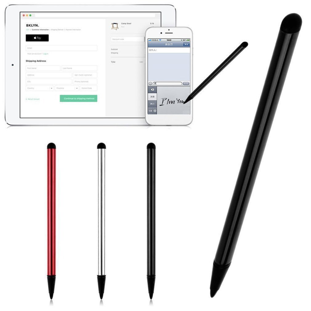 1Pc 7.0 Touch Pen Dual-Purpose Plastic Stylus Capacitive Screen Resistive Screen Pen Mobile Phone Universal Stylus Pen. 