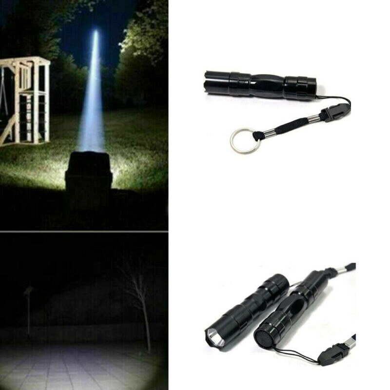 [Ready Stock] WESTON Sport Portable AA B-attery Flashlight 6061T Aluminum Alloy 60g Mini Glare Flashlight LED 2000 Lumens With Box. 