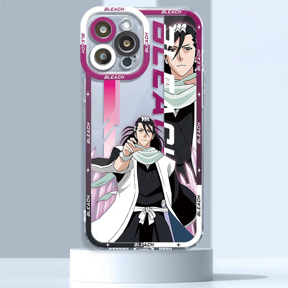 Bleach Kurosaki Ichigo Case for iPhone 7 6s 13 Pro Max 14 15 Plus 11 Pro X XR XS SE 8 12 Mini 12 Pro Cover Transparent Soft. 