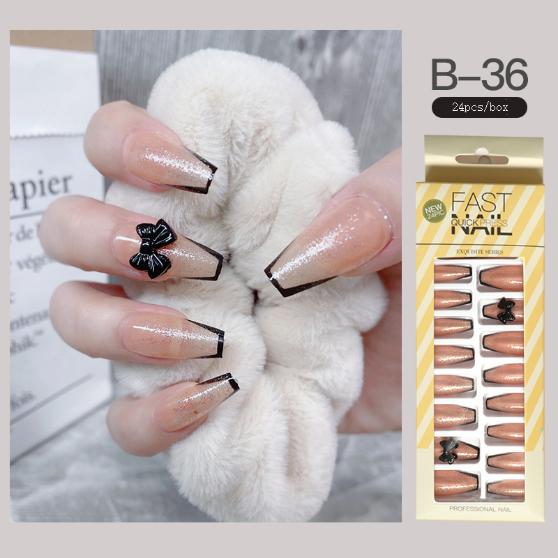 Fast Nail B Series Quick Press 24X False Nail Set