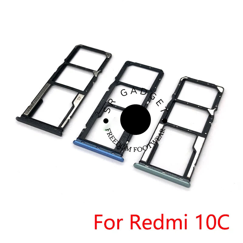 Replacement Dual Sim Tray Card Holder for Xiaomi Redm 10C Sim Slot