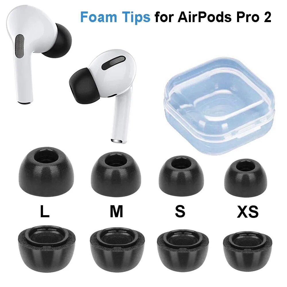 Memory Foam Tips for Airpods Pro 2 2nd Generation Earphone Case Earbuds Ear Tips L M S XS Alien Alien