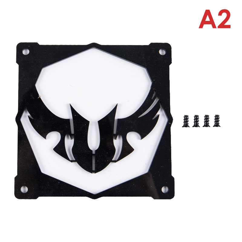 12cm Dragon Pattern Cooling Fan RGB Cover Computer DIY CPU PC Dust Filter. 