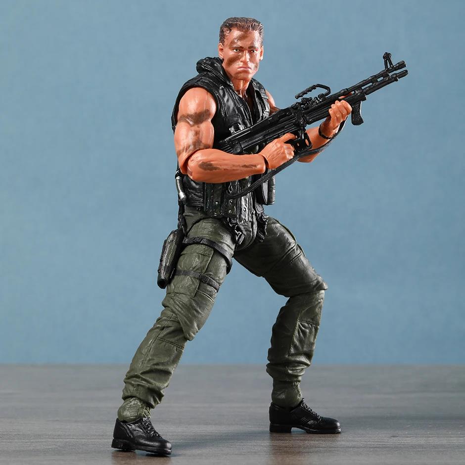 NECA Commando John Matrix Schwarzenegger PVC Action Figure with Accessories. 