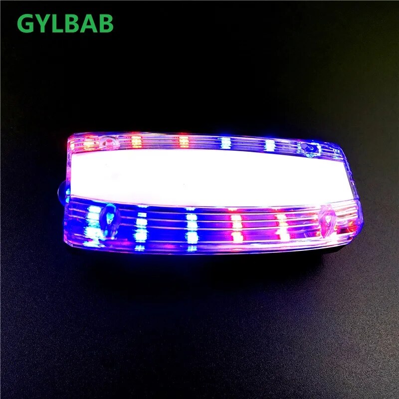 【Cathery Baby Store】Gylbab Led shoulder light riding flashing warning night running walking torch lamp clip traffic. 