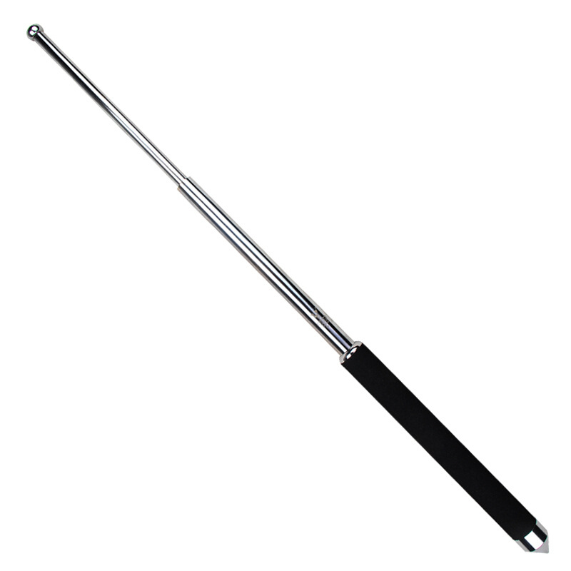 Outdoor Self-Defense Three Sections Telescopic Sticks Portable Emergency Escape Multi-Tool. 