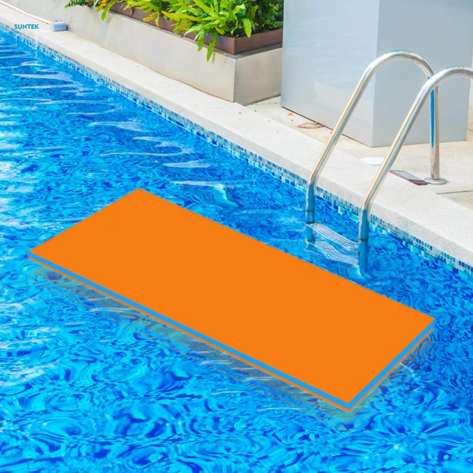 Water Float Mat Tear Resistant Roll up Mattress Pool Floats Mattress Float Mat Bed for Outdoor. 