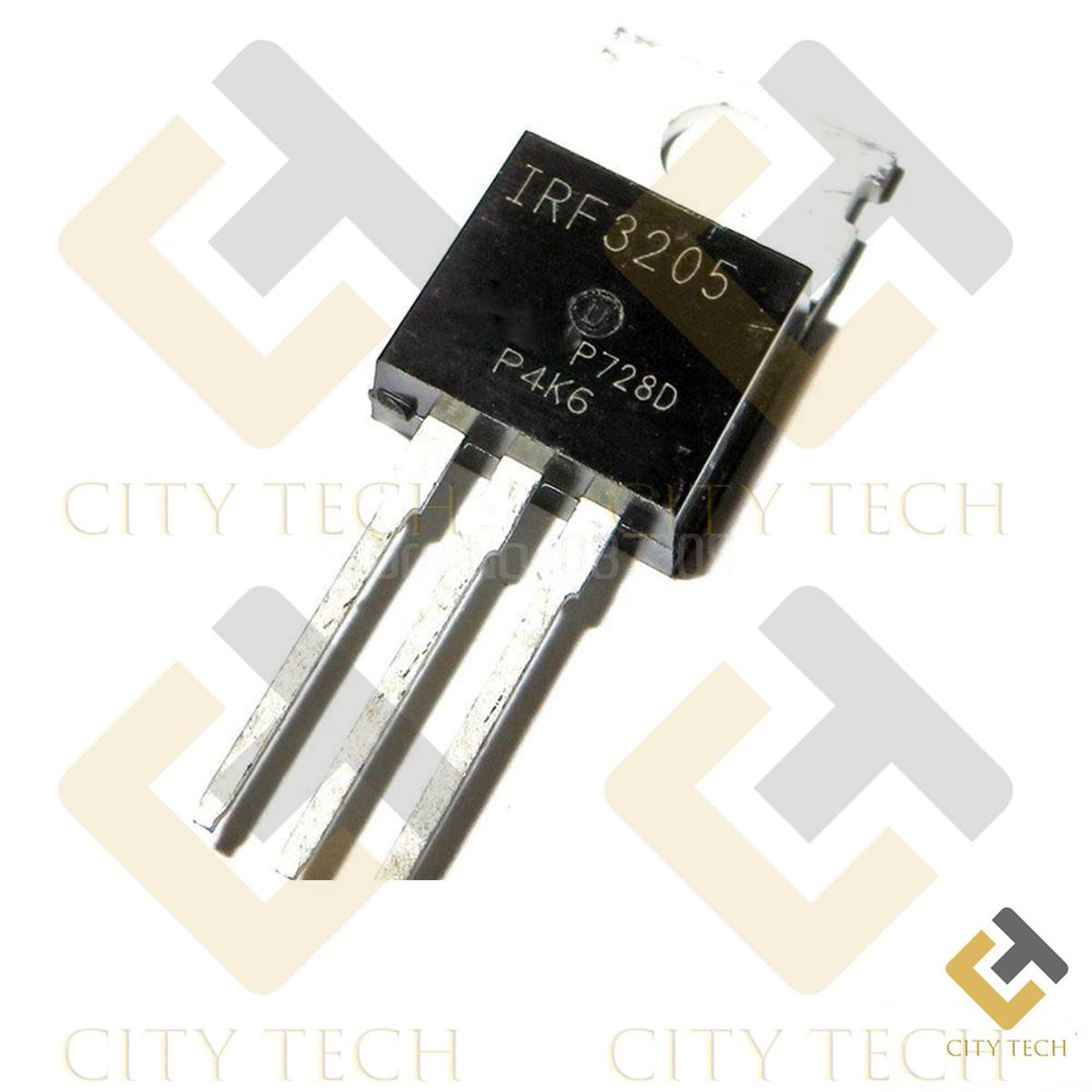 IRF3205 MOSFET IC Medium Class IRF 3205 55V 110A 200W TO-220 N Channel Power MOSFET 3 Pin Transistor IC Electrical Circuitry & Parts