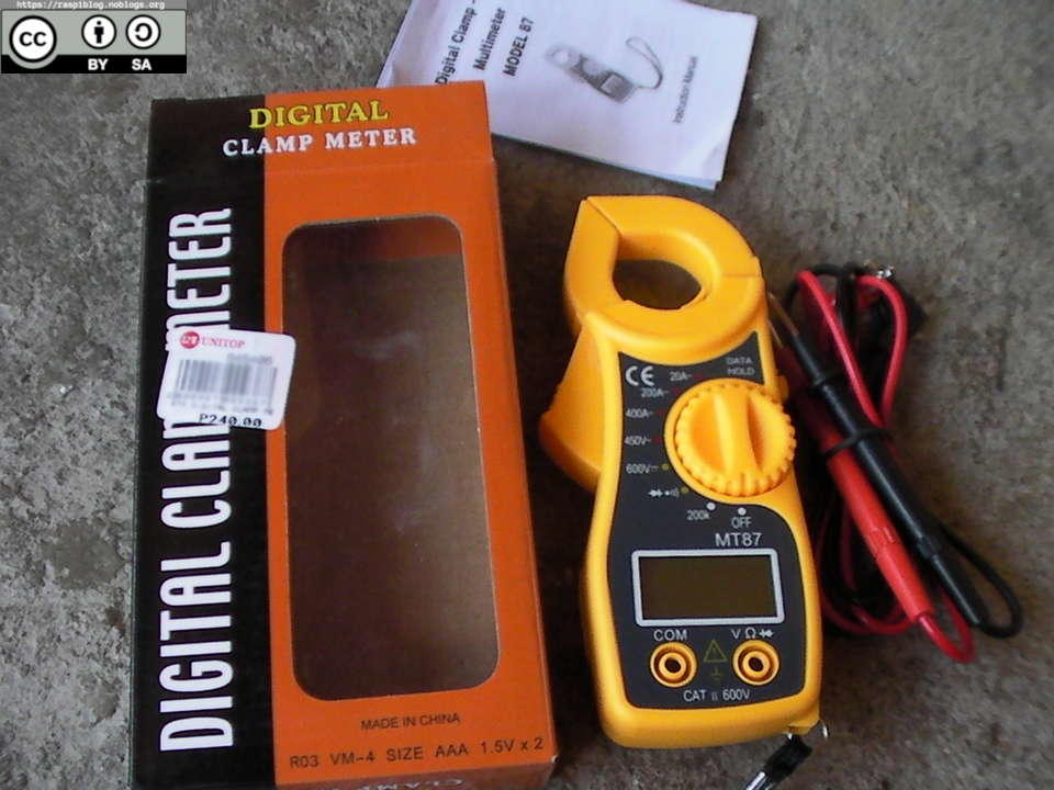 Digital Clamp Meter Multimeter AC/DC Ammeter Voltmeter Resistance Test - Original Model: MT87 - Versatile Testing Capability