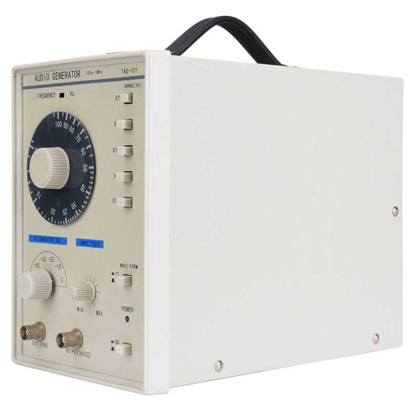 TAG-101 Audio Generator 10Hz-1MHz Low Frequency Signal for Maintenance 220V. 
