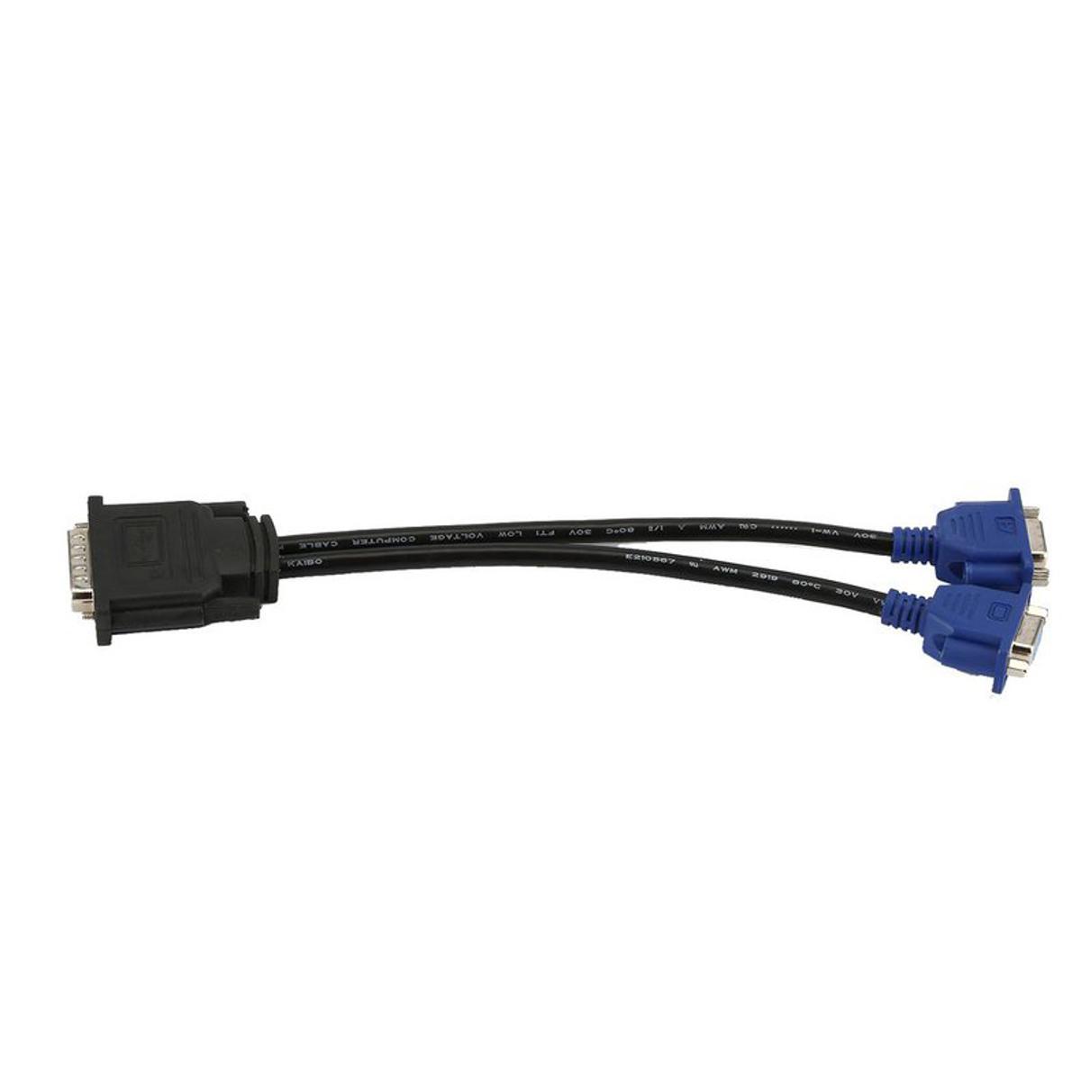 DMS-59 to 1 x DVI&1 x VGA Y Cable DMS 59 to VGA Monitor Splitter Cable