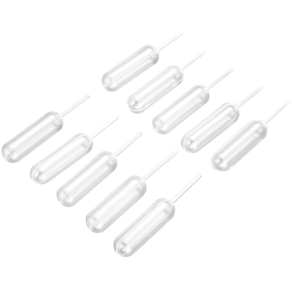 50pcs Dispenser Ice Macaron Pastries Ketchup Stuffed Mini Transfer 4ml Sauce Droppers. 