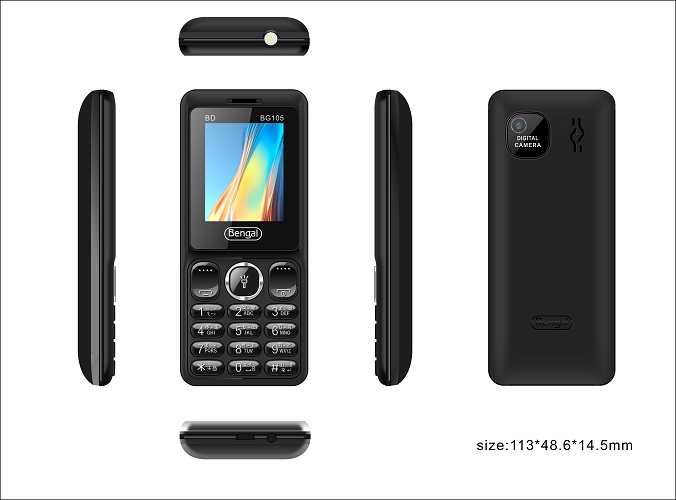 Bengal BG105 BD Dual SIM Feature Button Mobile Phone. 