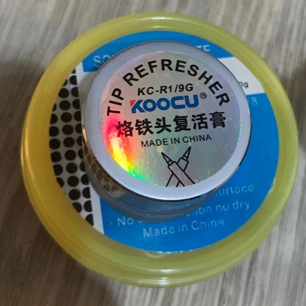 Soldering Iron Tip Refresher Non-stick Tin Solder Cream Clean Paste for Oxide Head Resurrection Oxidative Activator Tips Restore And Update Repair Tools Koocu KC-R1/9G RL-461 Cottden Similar  Atten AT-F10 JSD-40A. 