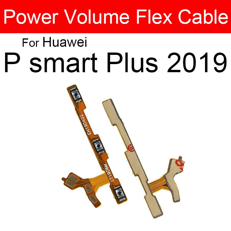 Power Volume Side Buttons Flex Cable For Huawei P Smart Plus 2018 2019 2020 2021 P Smart S Z Pro Power Switch Flex Ribbon Repair. 