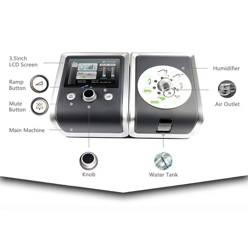 BMC E-20A Auto CPAP Machine APAP Sleep Apnea Machine with Full Face Mask Humidifier for Anti Snoring Obstructive Sleep Apnoea. 