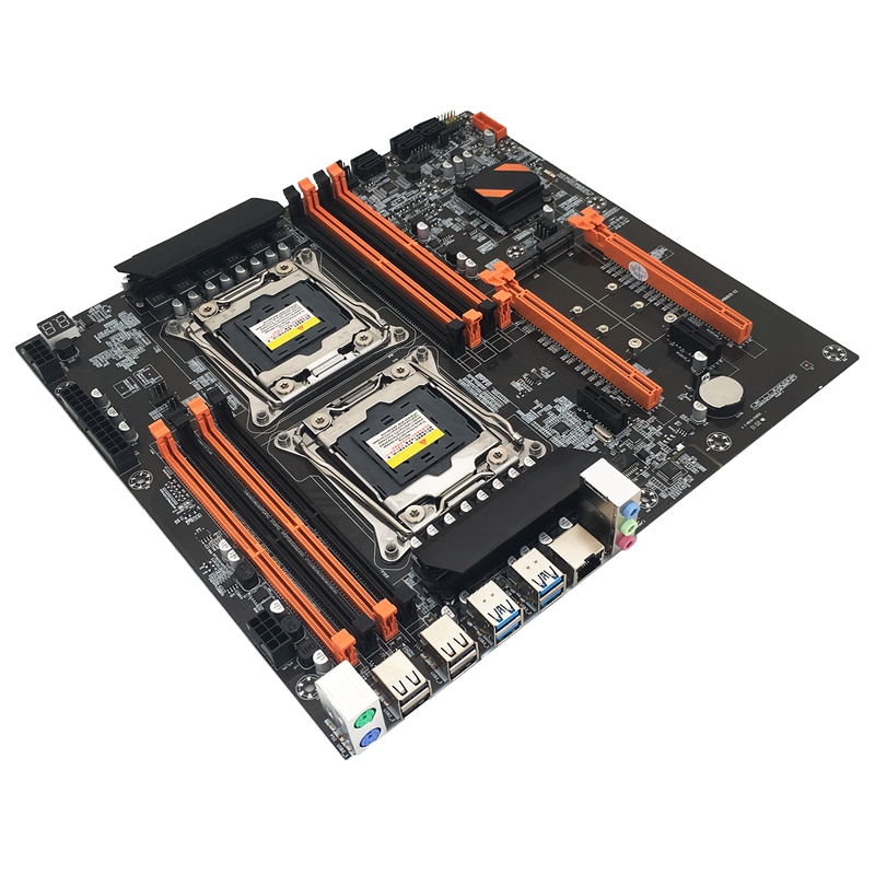 X99 Motherboard LGA 2011-3 Support Dual CPU DDR4 Support 8X32G Memory for LGA 2011-3 Xeon E5 Series. 
