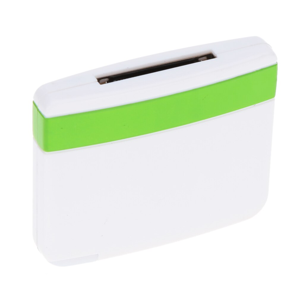 Dock White Bluetooth-Compatible Car Kit A2DP Music Audio 30 Pin FM Receiver Adapter for iPod iPhone iPad Speaker. 