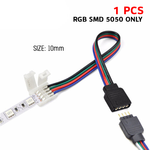 RGB 10mm SMD5050 4-pin Buckles 4-pin pin headers 4-pin double-ended ...