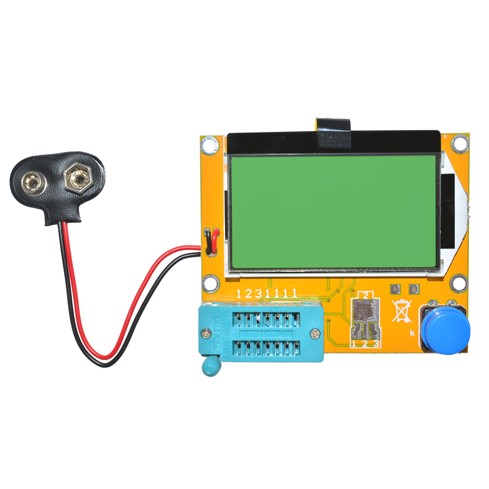 LCR-T4 Transistor Tester Mega328 M328 Diode Triode Capacitance Meter Multimeter For MOS PNP NPN LCR Meter