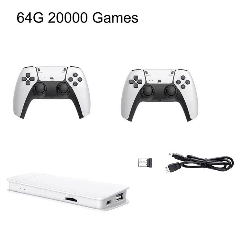 M15 Video Game Stick 4K 64G 20000+ Handheld Video Game Console Wireless Gamepads Controller 20+ Simulators,. 