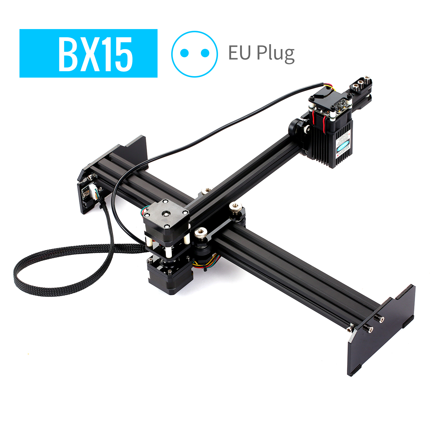 KOGEEK 20W Laser Engraving Machine High Speed Mini Desktop Laser Engraver Printer Portable Household Art Craft DIY Laser Engraving Cutter for Wood Plastic Bamboo Rubber Leather EU Plug