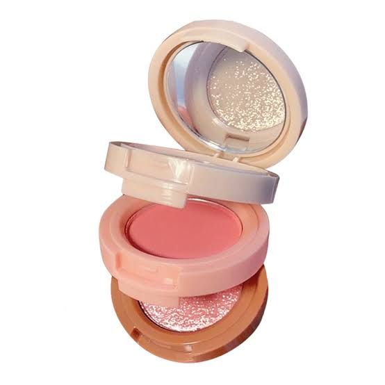 Miss Lara - 3 in 1 Blusher + Highlighter. 