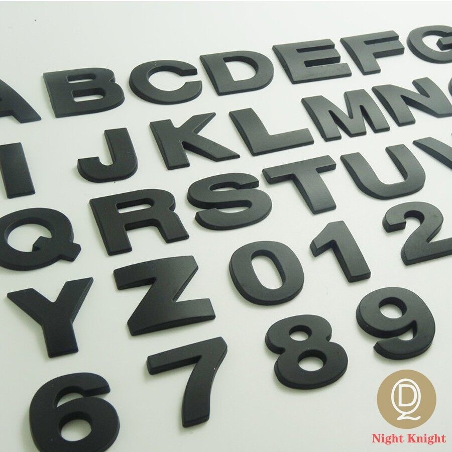 26 Pezzi Adesivi 3D Metallo Per Auto - Lettere, Numeri E Simboli Argento Per Personalizzare La Tua Vettura