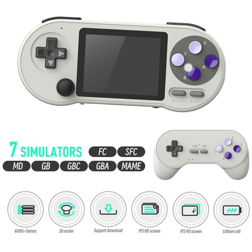 Handheld game console supports instant save and read wireless game controller 2.4G wireless game joystick gamepad withdrawal for SF2000